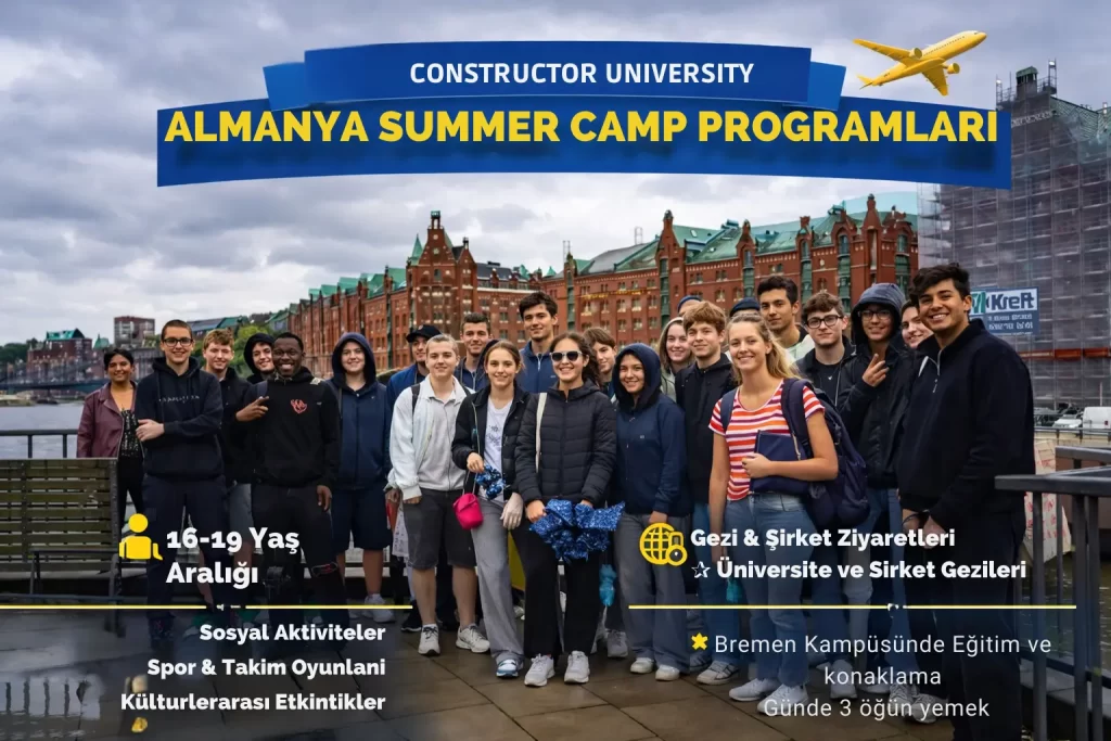 Constructor University Almanya - Akademik yaz okulu grubu