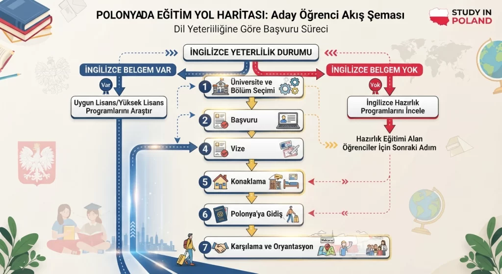 Polonya üniversite başvuru yol haritası